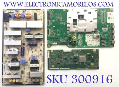 KIT DE TARJETAS PARA TV LG / NUMERO DE PARTE EBT65210603 / EAX68102603 / 6520603 / FUENTE EAY64749001 / EAX67858001 / LGP55C8-180P / 3PCR02255B / T-CON 6871L-5673A / 6870C-0745B / 5673A / PANEL LE550AQD (EL)(A3) / MODELO OLED55B8PUA.BUSWLJR